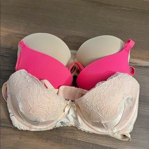 3 (34A) bras! Great condition